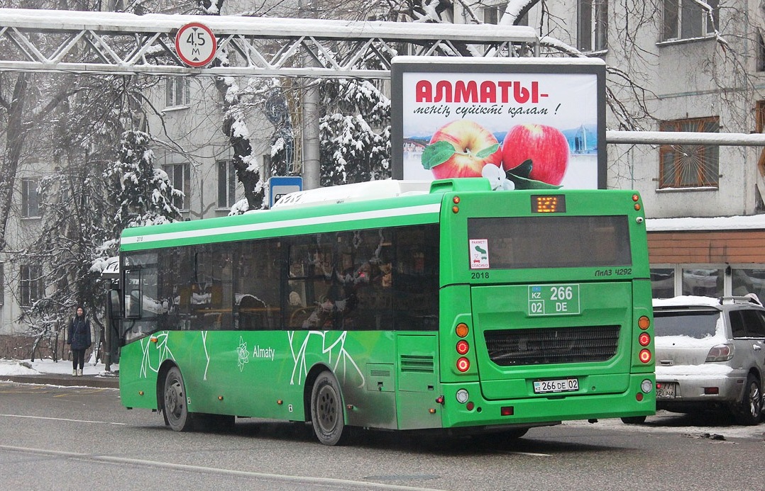 Алматы, LiAZ-4292.60 (1-2-1) № 2018