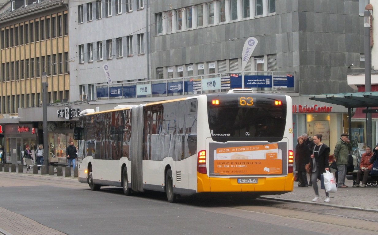 Рейнланд-Пфальц, Mercedes-Benz Citaro C2 G № 918