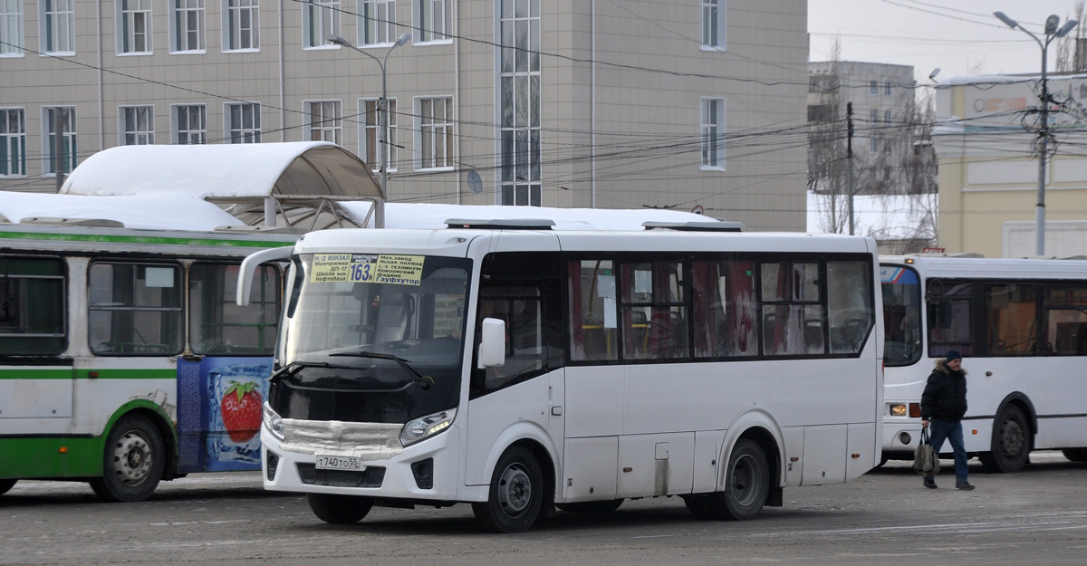 Omsk region, PAZ-320405-04 "Vector Next" # Т 740 ТО 55