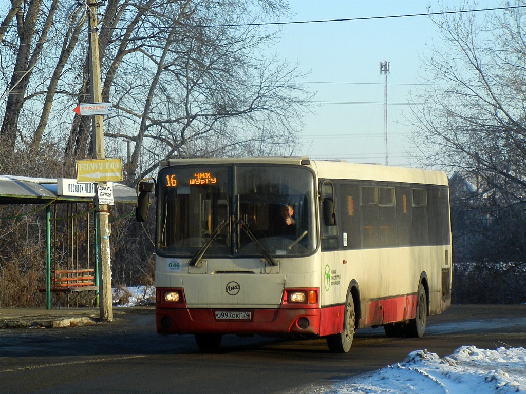 Chelyabinsk region, LiAZ-5256.53 Nr. 046