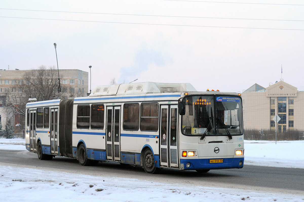 Новгородская область, ЛиАЗ-6212.70 № 318