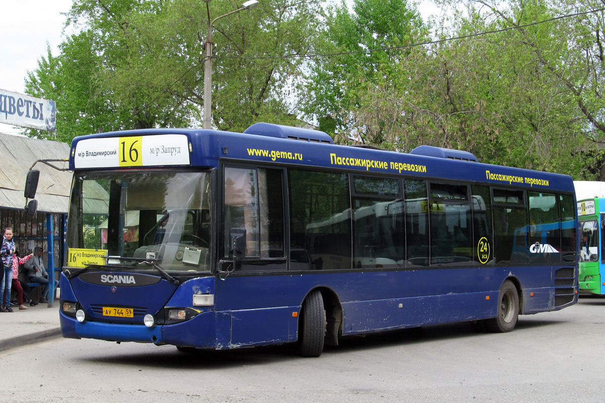 Пермский край, Scania OmniLink I (Скания-Питер) № АУ 744 59