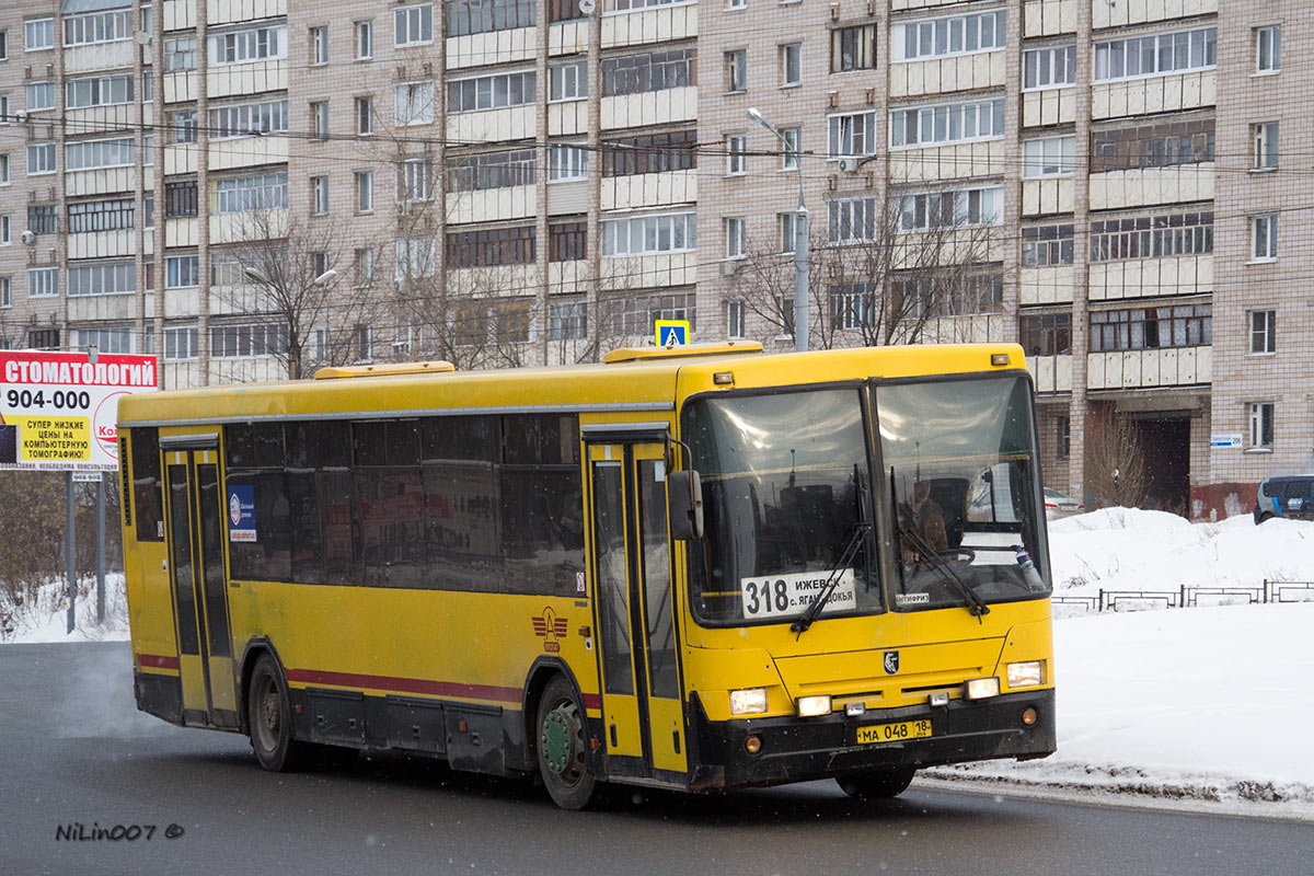 Udmurtia, NefAZ-5299-10-16 Nr. МА 048 18