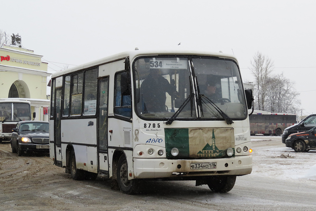 Ленинградская область, ПАЗ-320402-05 № 8705