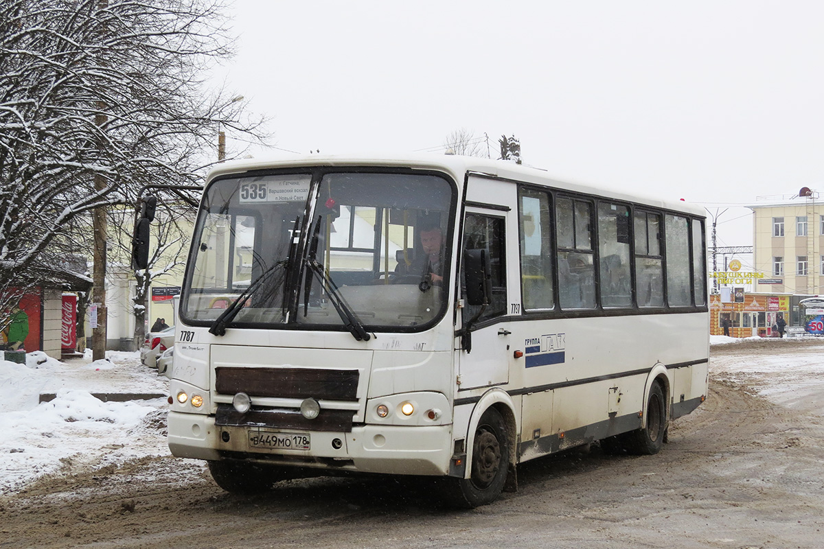 Ленинградская область, ПАЗ-320412-05 № 7787