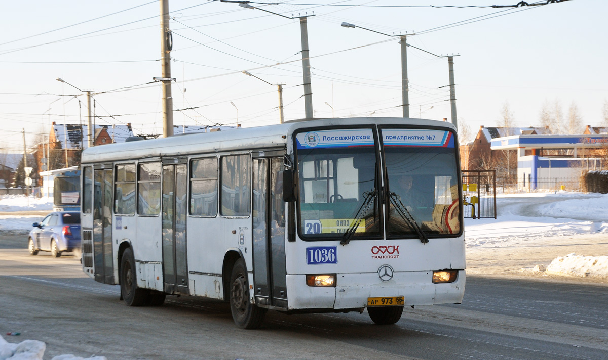 Омская область, Mercedes-Benz O345 № 1036