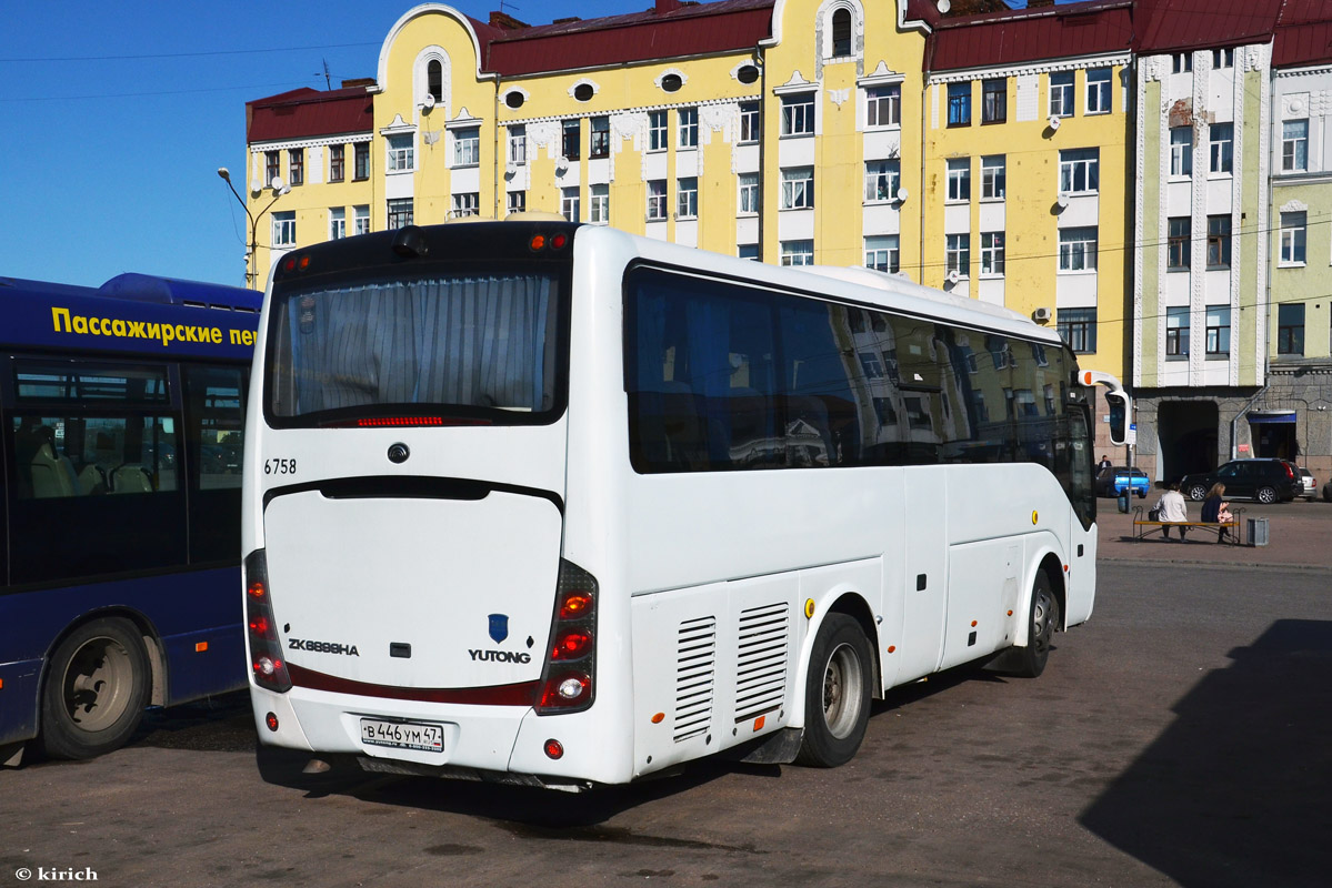 Санкт-Петербург, Yutong ZK6899HA № n758