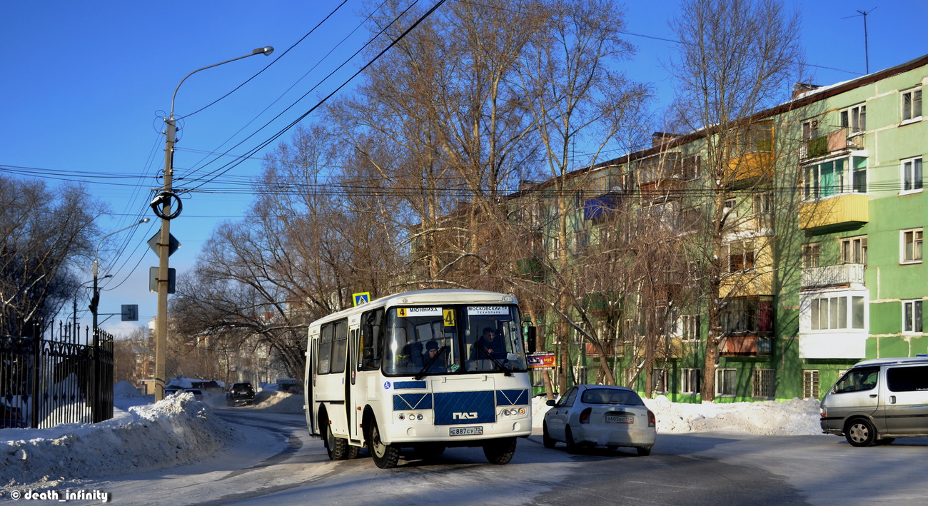 Томская область, ПАЗ-32054 № Е 887 СУ 70