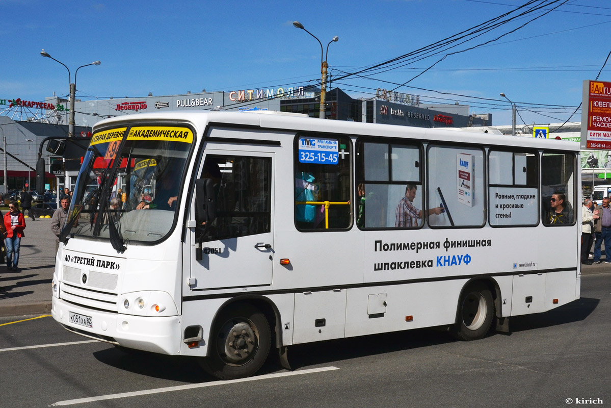 Санкт-Петербург, ПАЗ-320402-05 № К 051 ХА 82