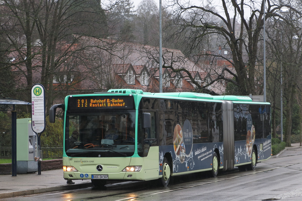 Баден-Вюртемберг, Mercedes-Benz O530G Citaro facelift G № 507