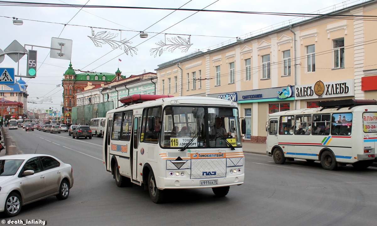 Томская область, ПАЗ-32054 № Е 911 ЕА 70