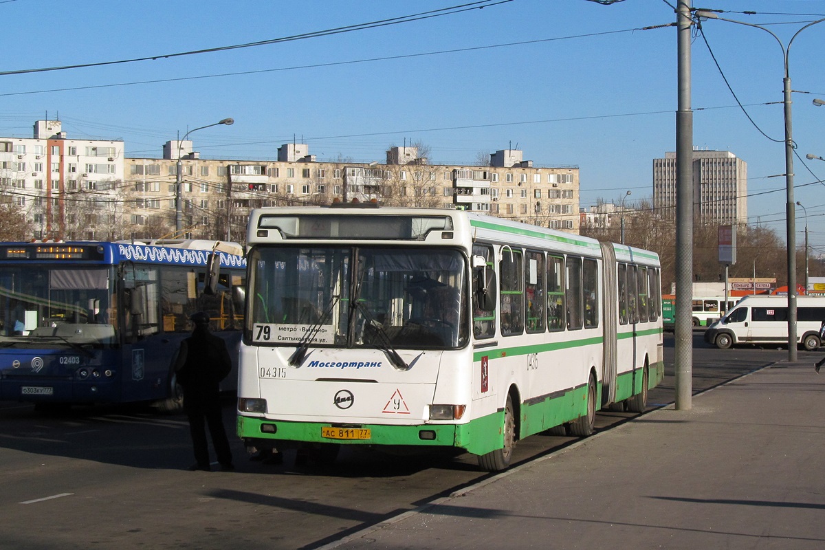 Москва, ЛиАЗ-6212.01 № 04315