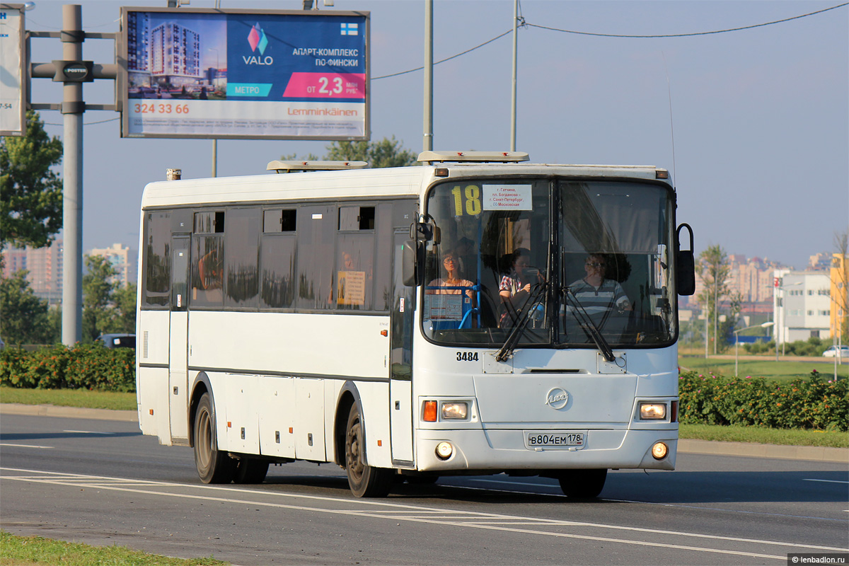 Ленинградская область, ЛиАЗ-5256.58 № 3484