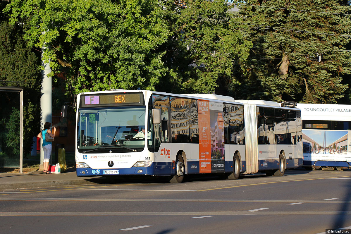 Франция, Mercedes-Benz O530G Citaro facelift G № 955