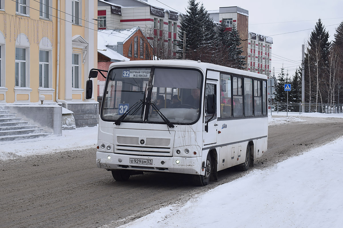 Алтайский край, ПАЗ-320402-05 № Е 929 ВМ 57