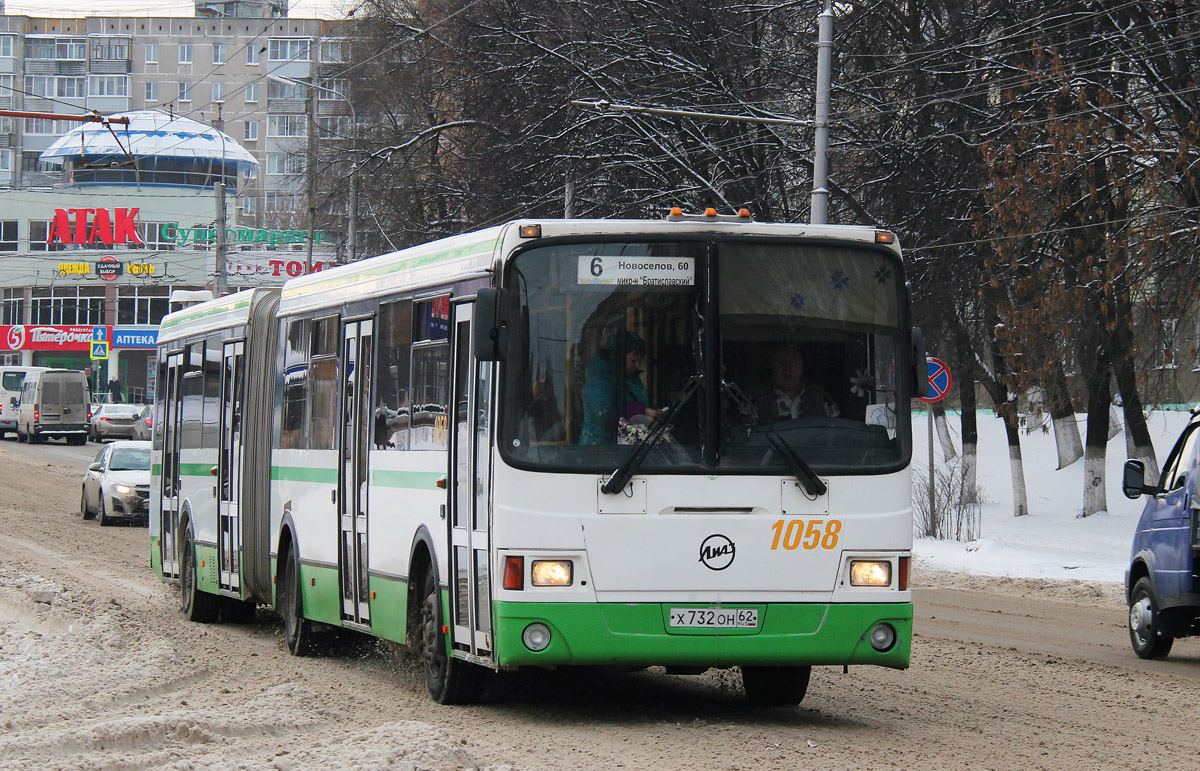 Рязанская область, ЛиАЗ-6212.00 № 1058