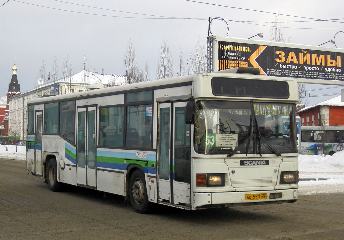 Алтайскі край, Scania CN113CLL MaxCi № АО 551 22