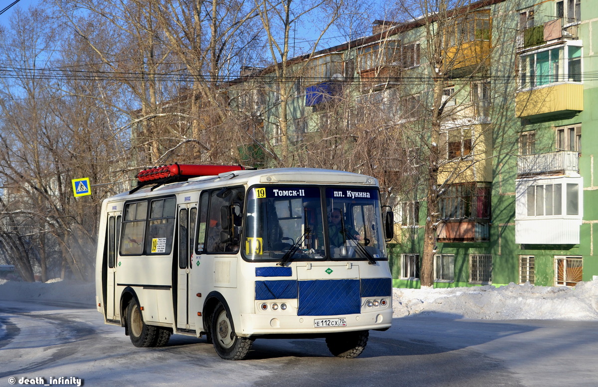 Томская область, ПАЗ-32054 № Е 112 СХ 70