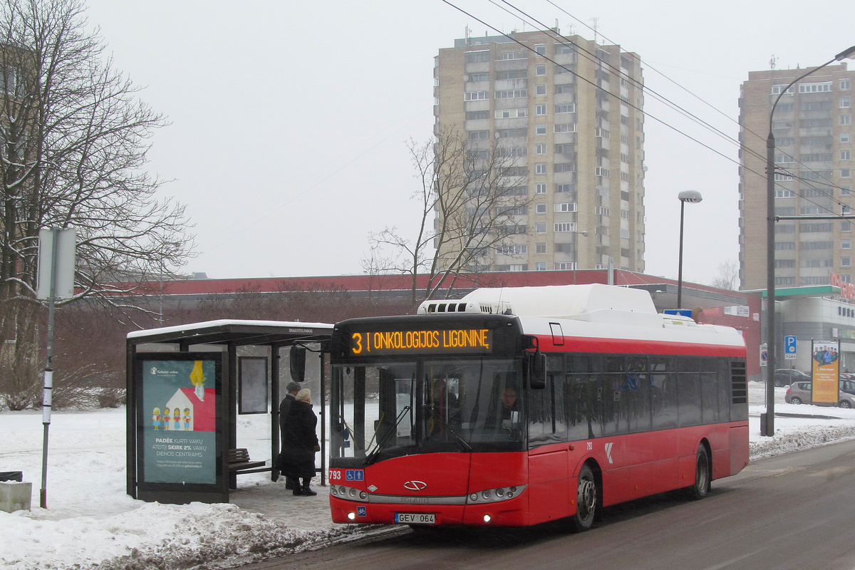 Литва, Solaris Urbino III 12 CNG № 793