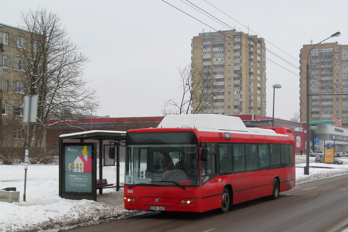 Lithuania, Volvo 7700 CNG # 545