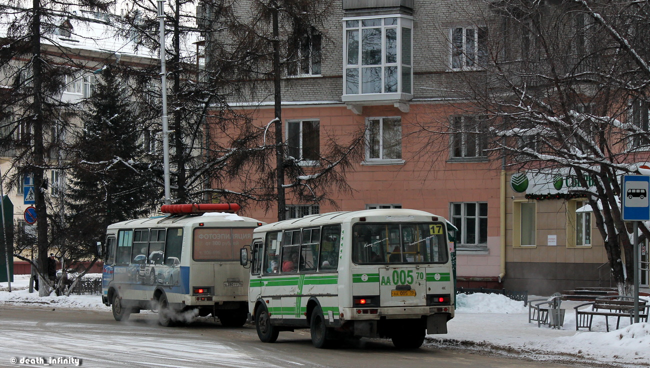 Томская область, ПАЗ-32054 № АА 005 70