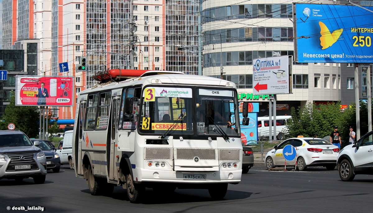 Томская область, ПАЗ-32054 № К 975 СХ 70