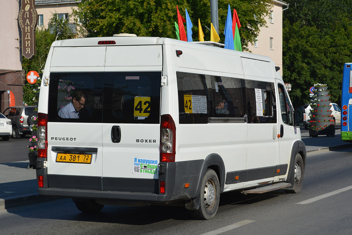 Тюменская область, Нижегородец-2227SK (Peugeot Boxer) № АА 381 72