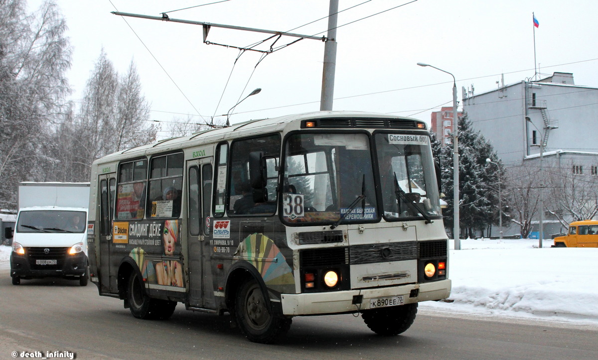 Томская область, ПАЗ-32054 № К 890 ЕЕ 70