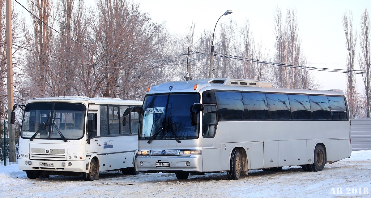 Тамбовская область, ПАЗ-320412-05 № О 555 ВК 68; Тамбовская область, Kia KM948 Granbird Greenfield № Н 463 ЕТ 68; Тамбовская область — Разные фотографии