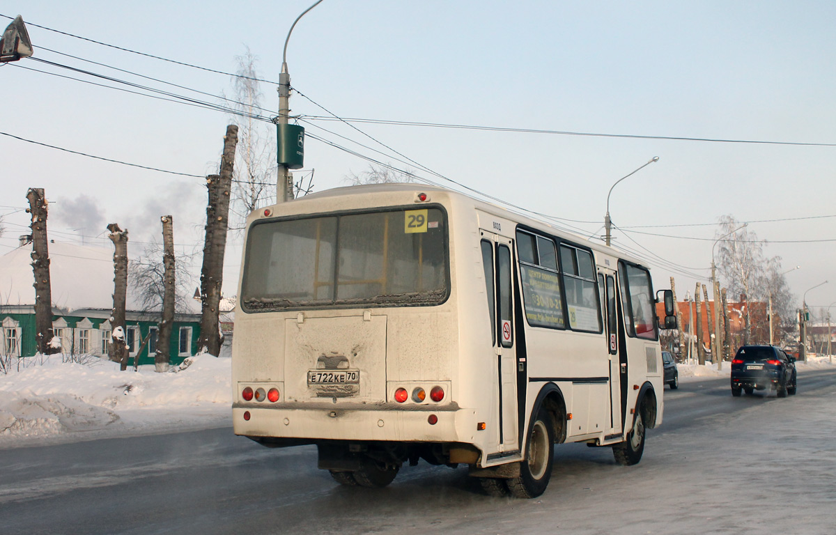 Томская область, ПАЗ-32054 № Е 722 КЕ 70