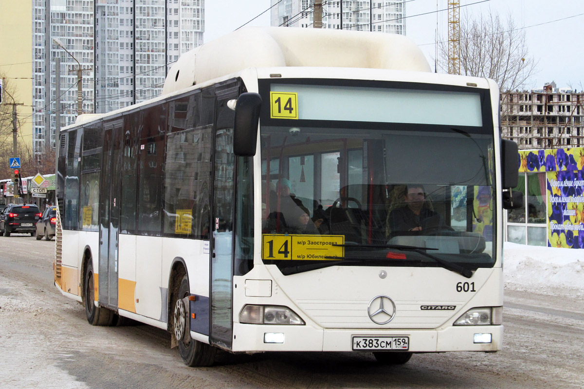 Пермский край, Mercedes-Benz O530 Citaro CNG № 601