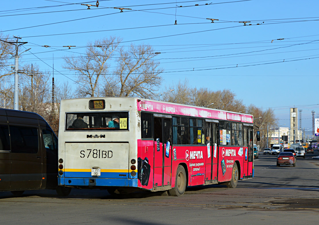 Павлодарская область, MAN A60 SL232 № S 781 BD