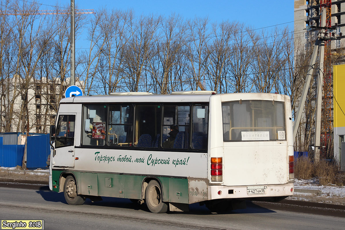 Пензенская область, ПАЗ-320402-03 № Р 427 КМ 58