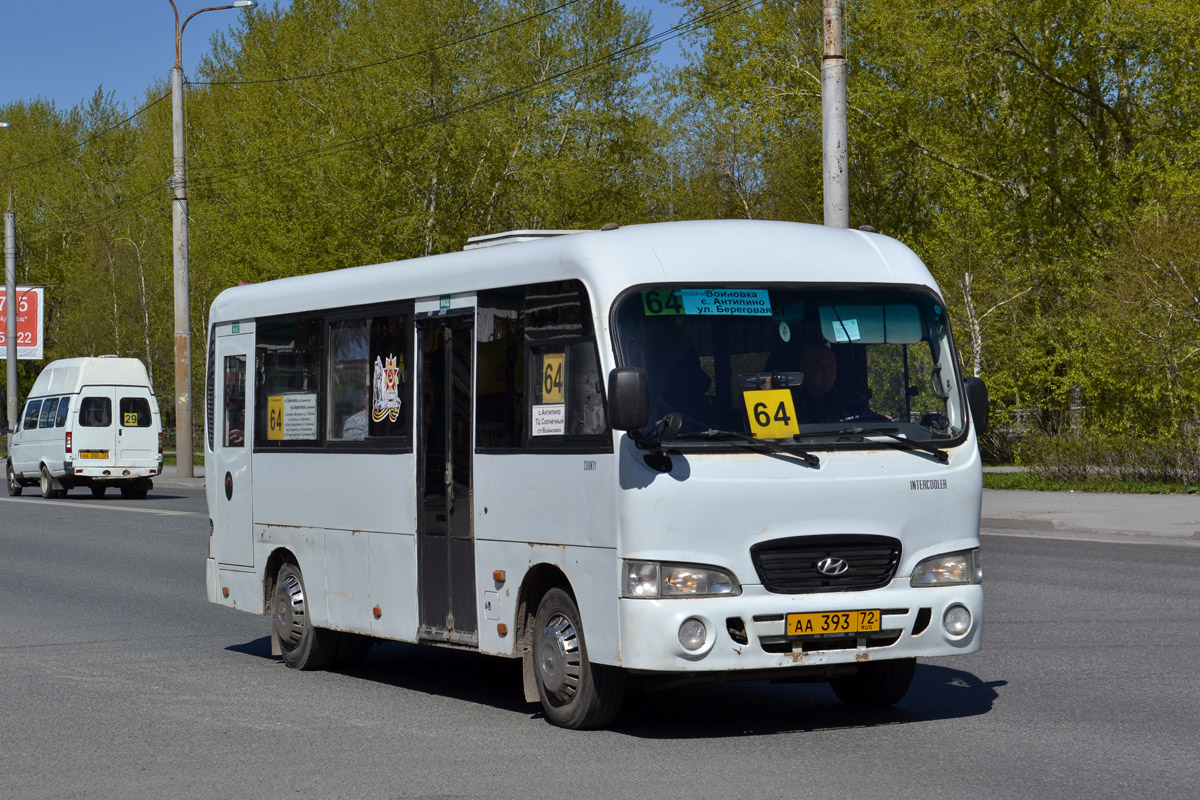 Тюменская область, Hyundai County LWB (ТагАЗ) № АА 393 72