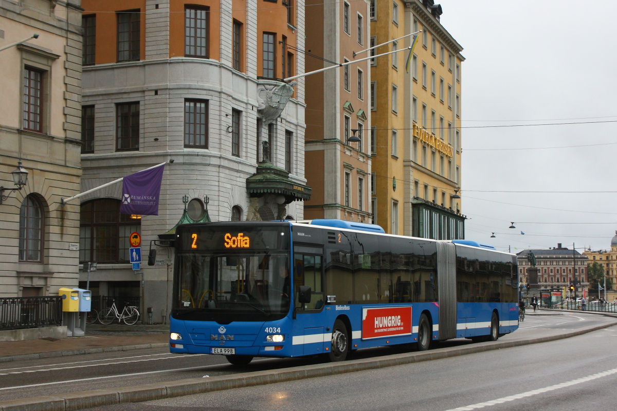 Швеция, MAN A23 Lion's City G NG313 № 4034