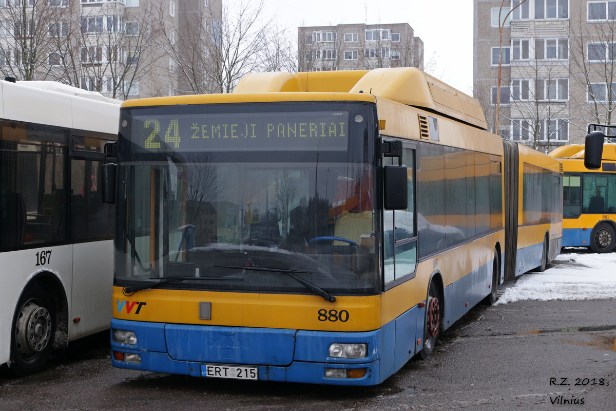 Литва, MAN A23 NG313 CNG № 880