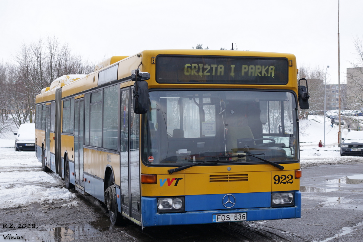 Литва, Mercedes-Benz O405GN2 CNG № 922