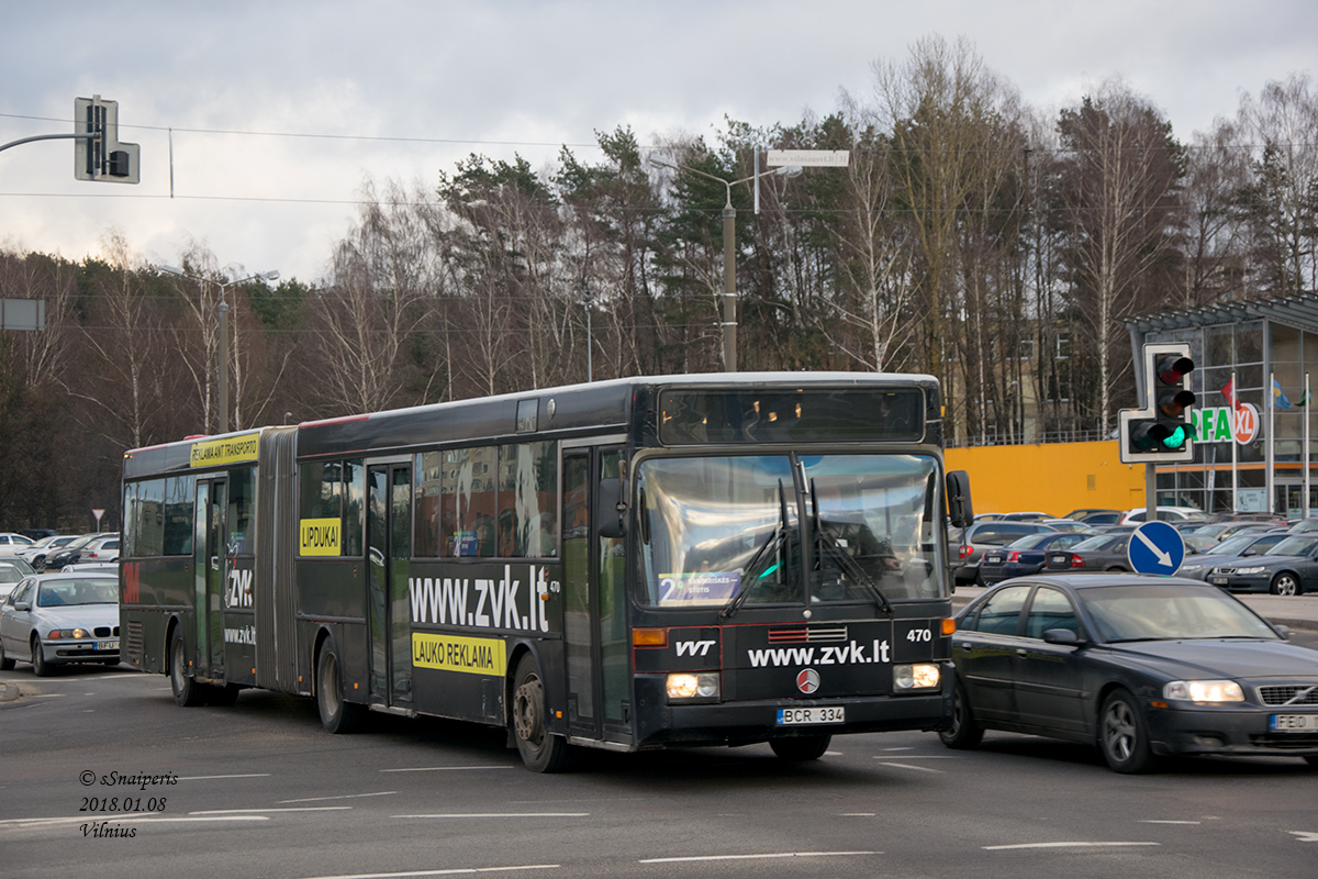 Литва, Mercedes-Benz O405G № 470