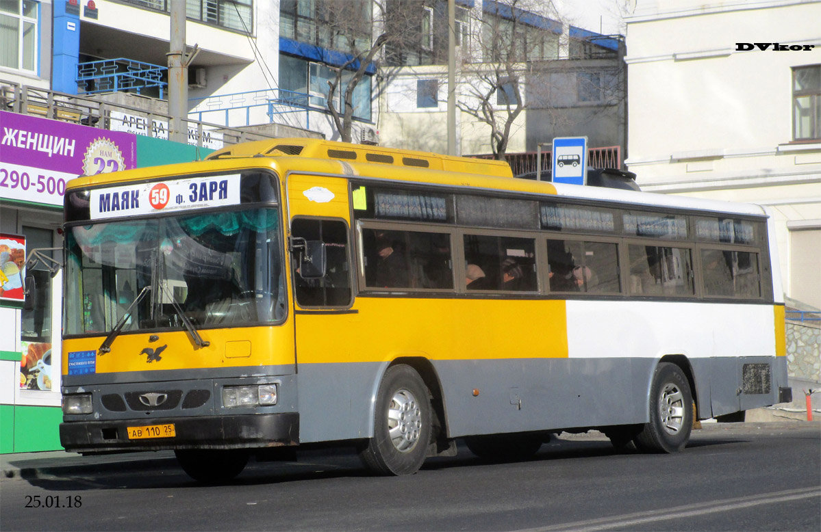 Приморский край, Daewoo BS106 (все) № АВ 110 25