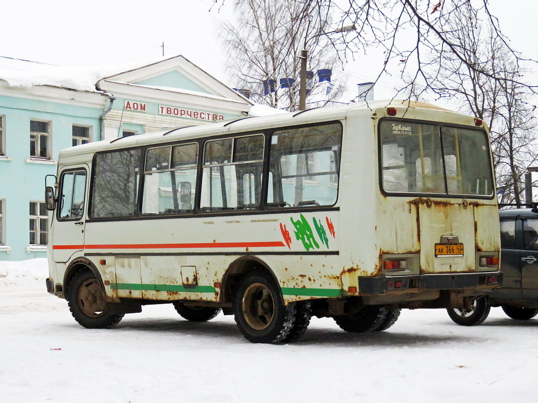 Кировская область, ПАЗ-32054 № АК 366 43