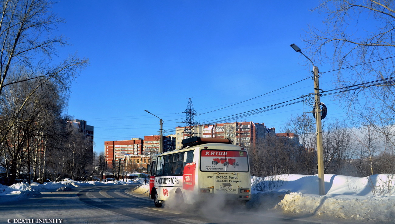 Томская область, ПАЗ-32053 № Р 183 СМ 96