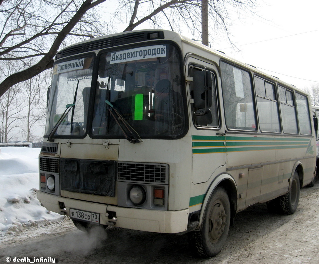 Томская область, ПАЗ-32054 № К 138 ОХ 70