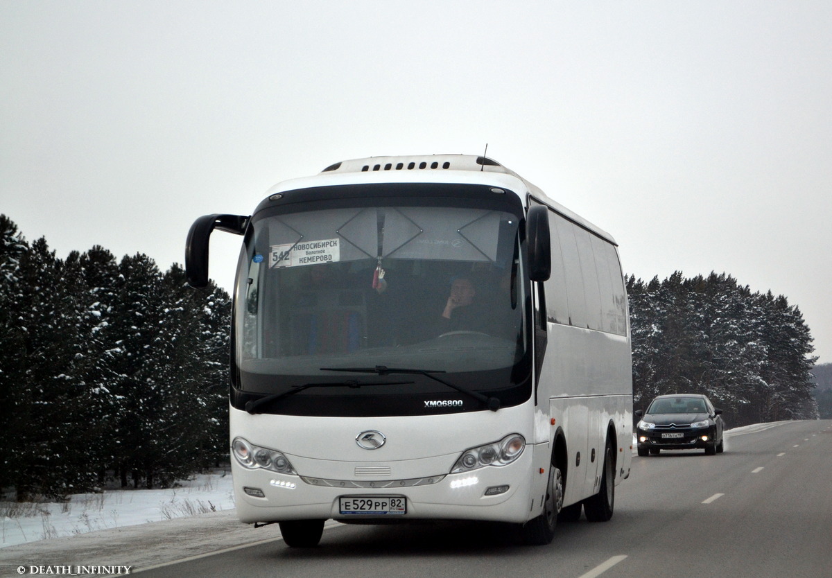 Новосибирская область, King Long XMQ6800 № Е 529 РР 82 — Фото — Автобусный  транспорт