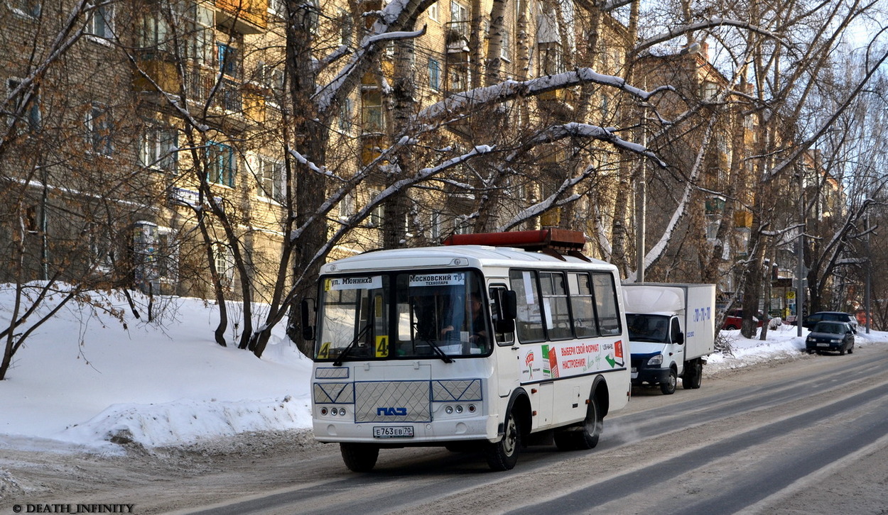 Томская область, ПАЗ-32054 № Е 763 ЕВ 70