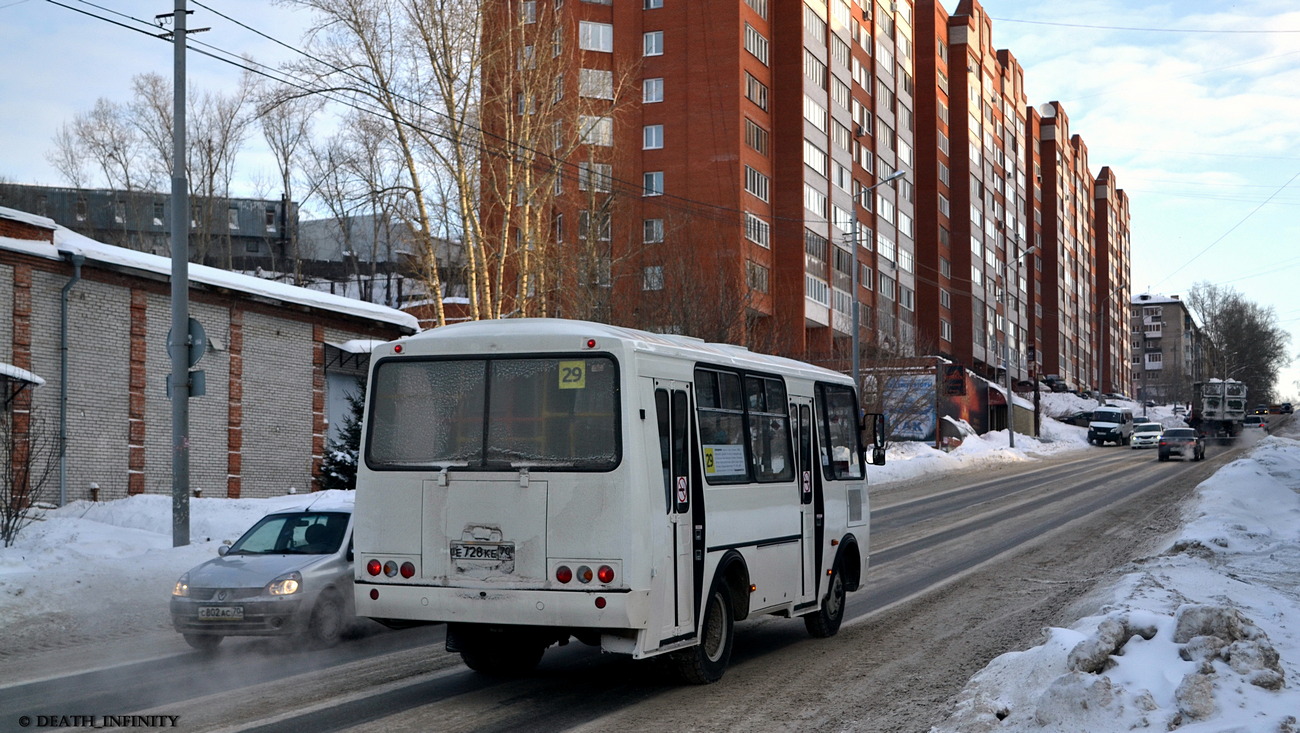 Томська область, ПАЗ-32054 № Е 728 КЕ 70