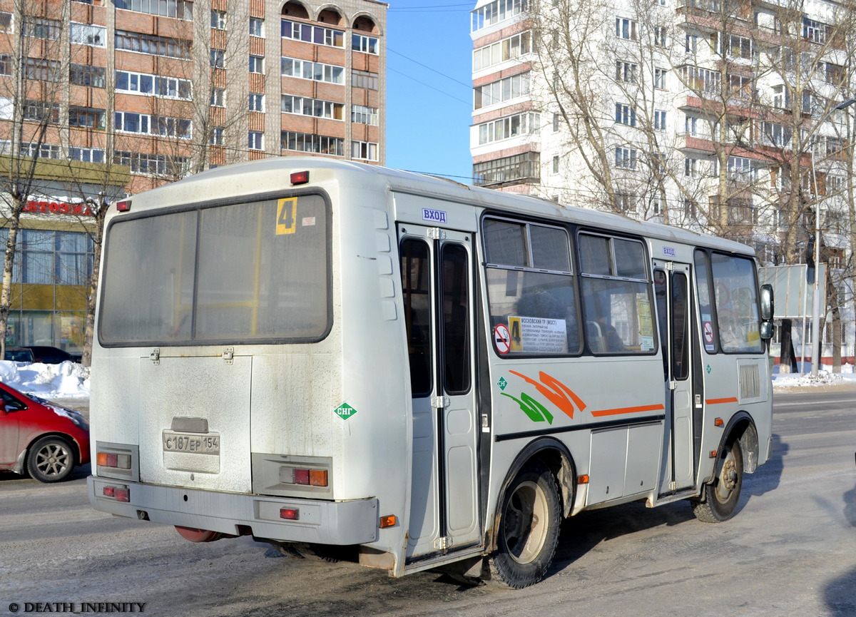 Томская область, ПАЗ-32054 № С 187 ЕР 154