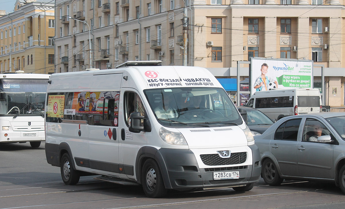 Челябинская область, Нижегородец-2227SK (Peugeot Boxer) № Т 283 СВ 174