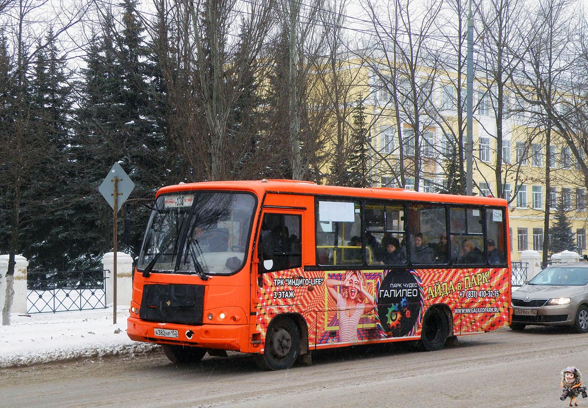 Нижегородская область, ПАЗ-320402-05 № А 382 НР 152