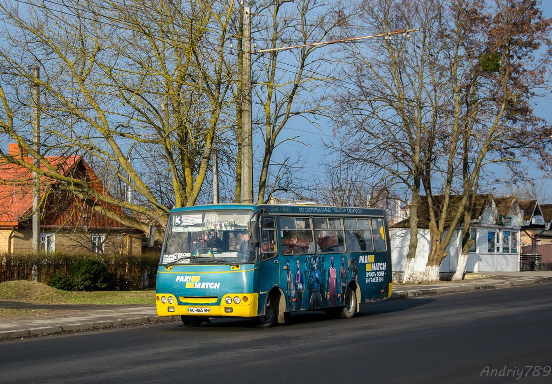 Волынская область, Богдан А09202 № AC 4065 AM