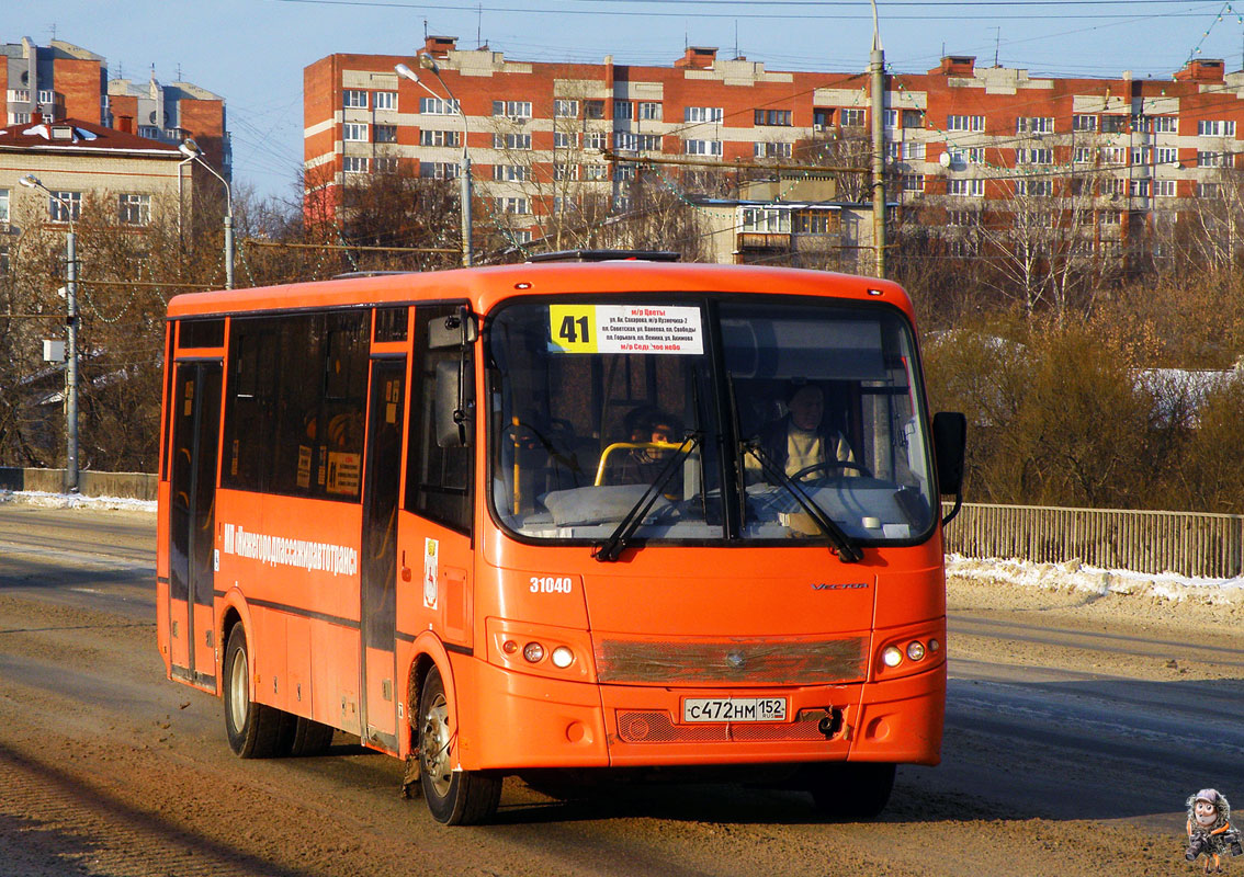 Нижегородская область, ПАЗ-320414-04 "Вектор" № 31040